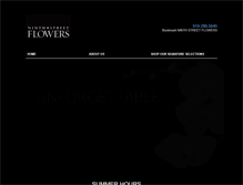 Tablet Screenshot of ninthstreetflowers.com